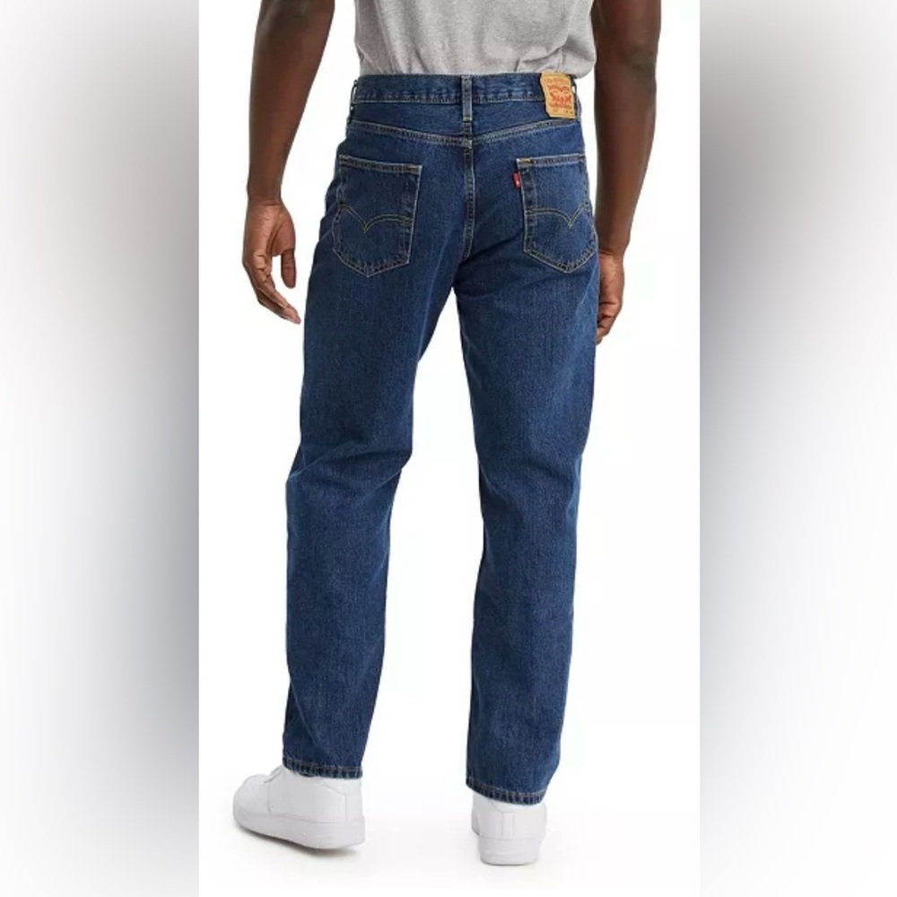 Levis 550 Jeans Mens 34 x 36 Blue Relaxed Fit Tapered Leg Denim 100% Cotton New